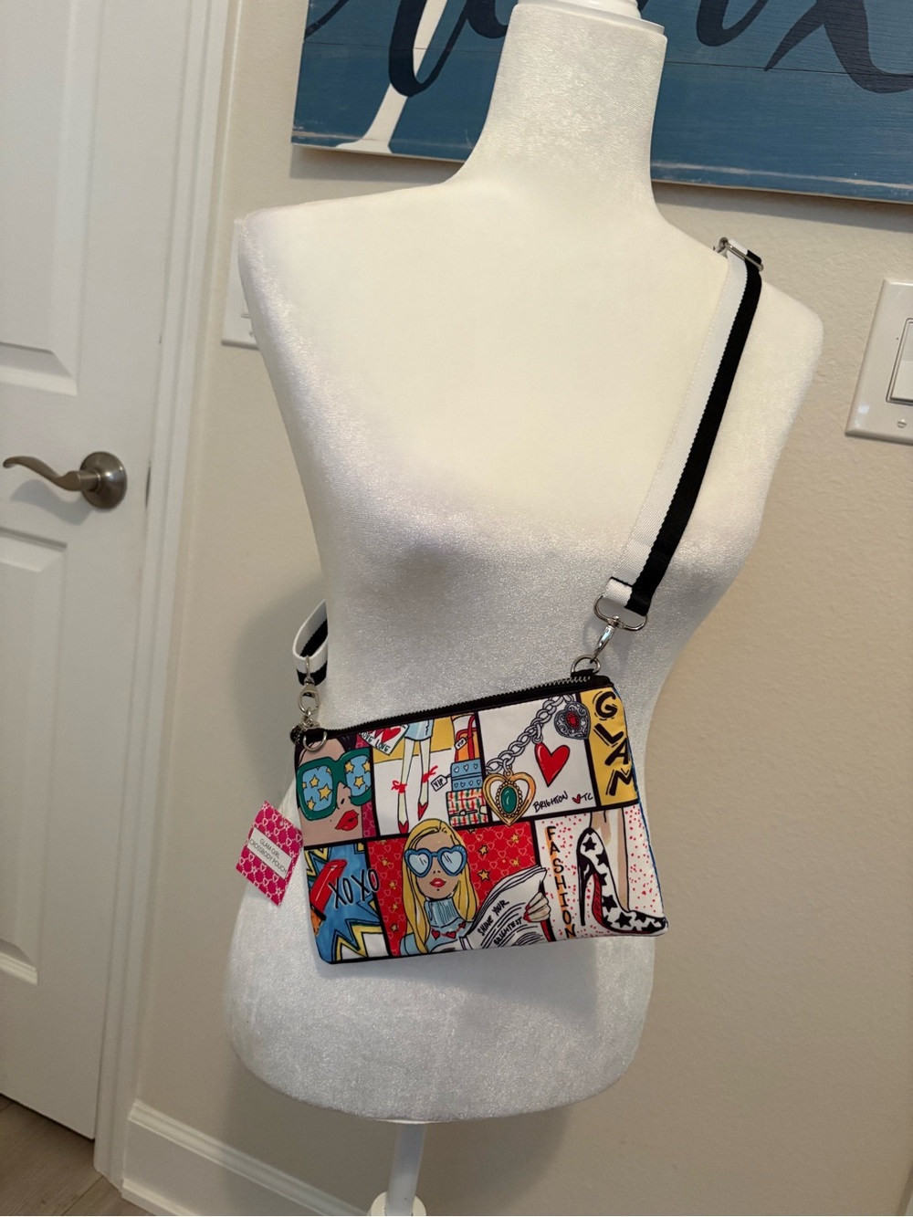 Brighten, Glam Girl Cross Body Pouch NWT